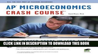 New Book APÂ® Microeconomics Crash Course Book + Online (Advanced Placement (AP) Crash Course)