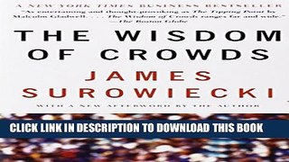 New Book The Wisdom of Crowds