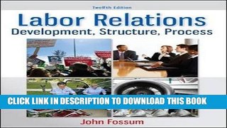 New Book Labor Relations: Development, Structure, Process