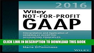 New Book Wiley Not-for-Profit GAAP 2016: Interpretation and Application of Generally Accepted