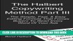 New Book The Halbert Copywriting Method Part III: The Simple Fast   Easy Editing Formula That