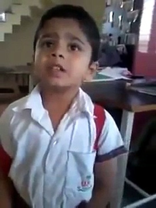 چھوٹے بچے کی سکول لیٹ آنےکی وجہ سنیں   Little Kid Telling Innocent Reason for Coming Late to School 2016