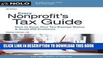 New Book Every Nonprofit s Tax Guide: How to Keep Your Tax-Exempt Status and Avoid IRS Problems