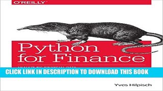 Collection Book Python for Finance: Analyze Big Financial Data