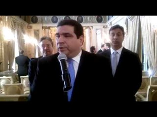 Presidente Juan Carlos Varela, Óscar García Cardoze y José Riesen Alvarado