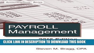 New Book Payroll Management: 2016 Edition