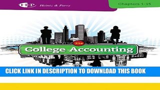 New Book College Accounting, Chapters 1-15 (New in Accounting from Heintz and Parry)