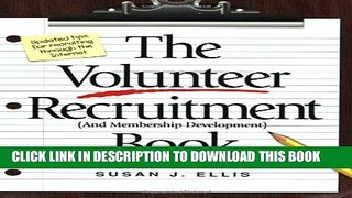 New Book The Volunteer Recruitment (and Membership Development) Book