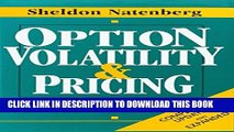New Book Option Volatility   Pricing: Advanced Trading Strategies and Techniques