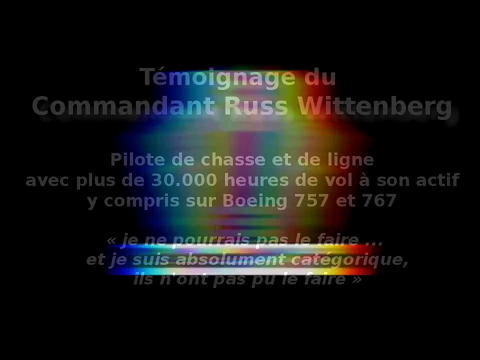 11 Septembre. Un pilote affirme "ils n'ont pas pu le faire"