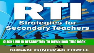 [PDF] RTI Strategies for Secondary Teachers Full Online