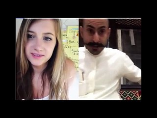 Christina and mal70s Video chat-cute girl chatting with boy (soo Funny! )