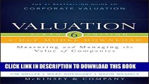 New Book Valuation   DCF Model Download: Measuring and Managing the Value of Companies (Wiley