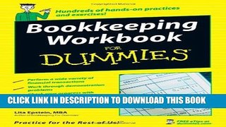 New Book Bookkeeping Workbook For Dummies