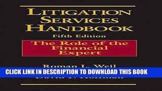 Collection Book Litigation Services Handbook: The Role of the Financial Expert