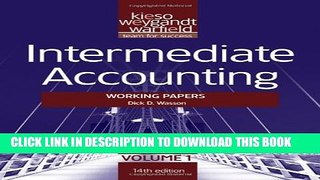 Collection Book Intermediate Accounting, , Working Papers (Volume 1)