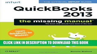 New Book QuickBooks 2013: The Missing Manual: The Official Intuit Guide to QuickBooks 2013