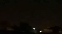 A UFO ROTATING ON ITS EXIS, FILMED THIS. OBJECT FROM ROOM WINDOW