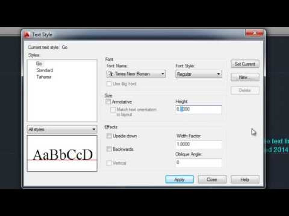 تعليم اوتوكاد 2014 : الدرس الخامس , الكتابة و الابعاد Annotation