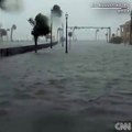 Is this true . Hurricane Matthew surges into St. Augustine, Florida flooding the streets .