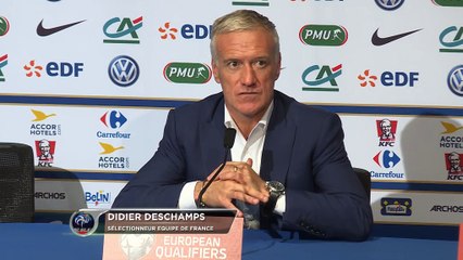Bleus - Deschamps: "Une grande maîtrise"