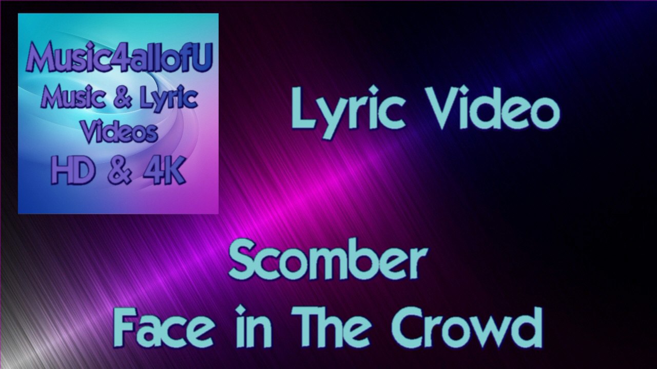 A very well produced country crossover track. CC Mixter Artist, Scomber - Face in The Crowd (The HD1080P Lyric Video)