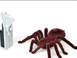 Electric Remote Control Infrared Realistic RC Spider Toy Fuzzy Crawler 4CH RTR Prank Gift