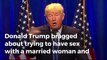 Trump recorded having extremely lewd conversation about women