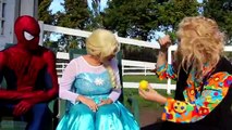 Spiderman’s EVIL SURPRISE! w_ Frozen Elsa Joker Girl Maleficent Pink Spidergirl! Superhero Fun IRL