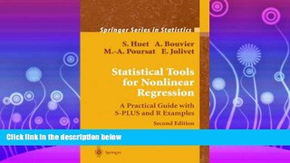 Enjoyed Read Statistical Tools for Nonlinear Regression: A Practical Guide With S-PLUS and R