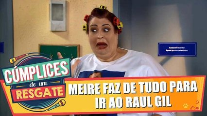 Meire faz de tudo para ir ao programa do Raul Gil