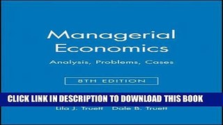 [PDF] Managerial Economics: Analysis, Problems, Cases Full Online