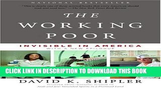 Collection Book The Working Poor: Invisible in America