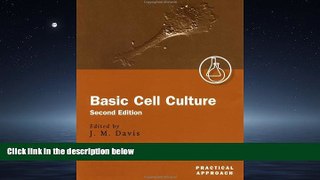 Online eBook Basic Cell Culture (Practical Approach Series)