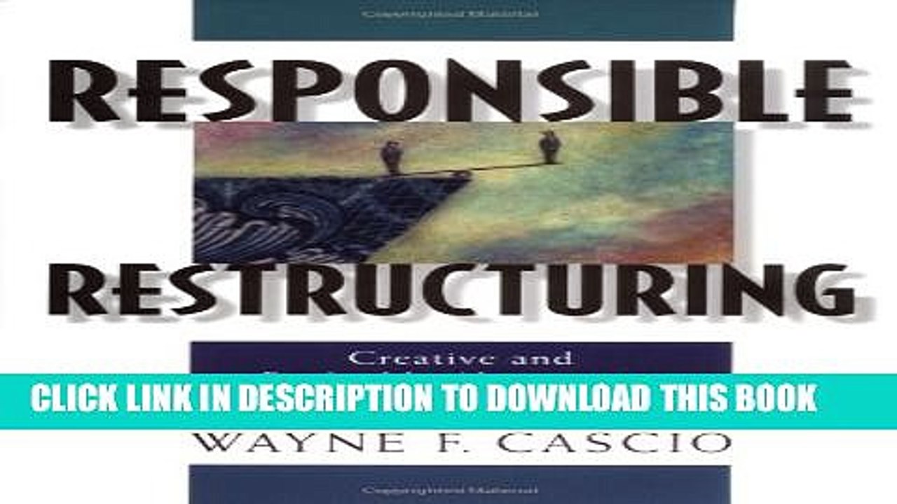 Collection Book Responsible Restructuring: Creative and Profitable Alternatives to Layoffs