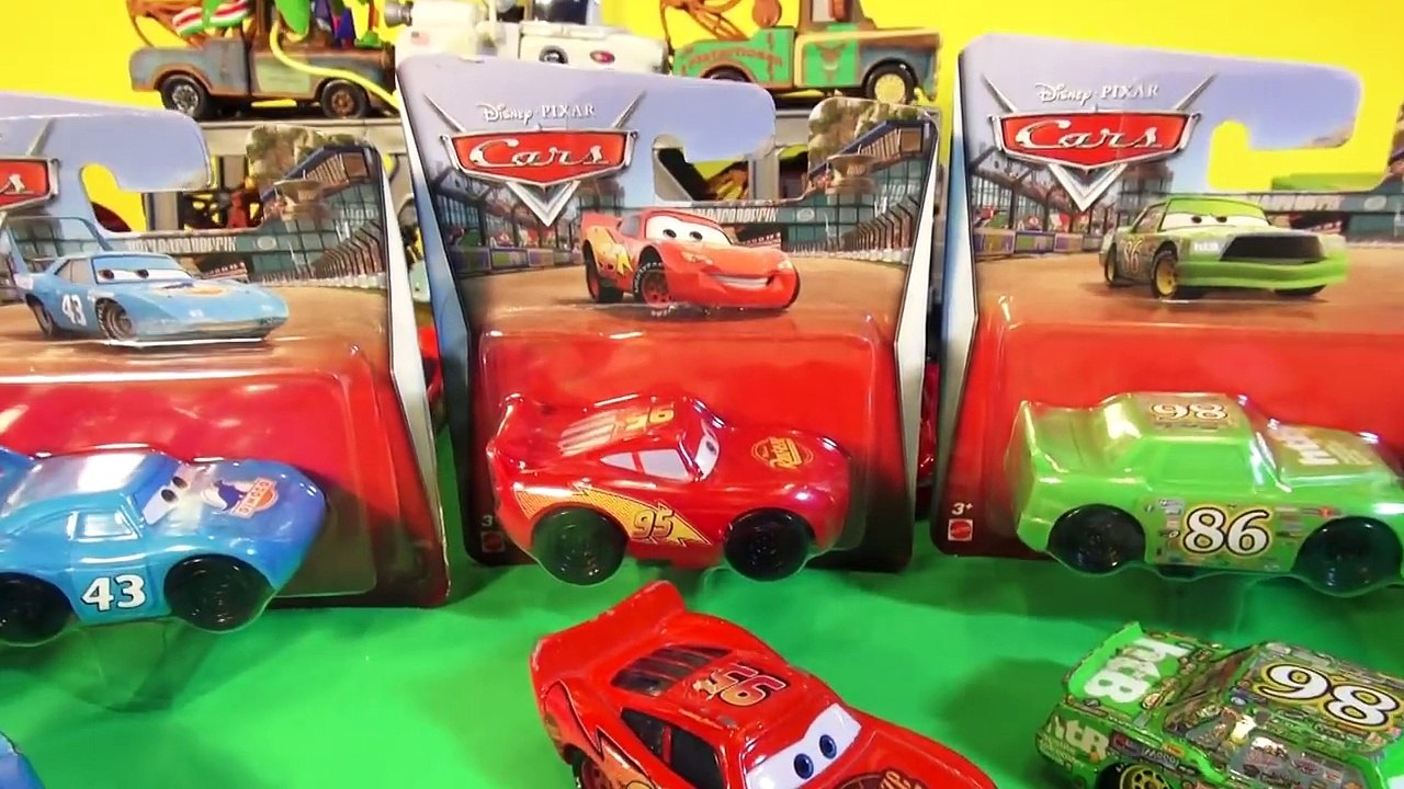 Pixar Cars New Cars Unboxing Lightning McQueen, Chick Hicks and The ...