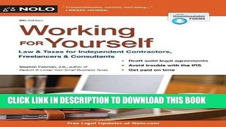 [Read PDF] Working for Yourself: Law   Taxes for Independent Contractors, Freelancers