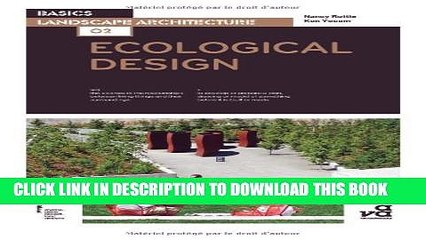 [PDF] Basics Landscape Architecture 02: Ecological Design Popular Colection