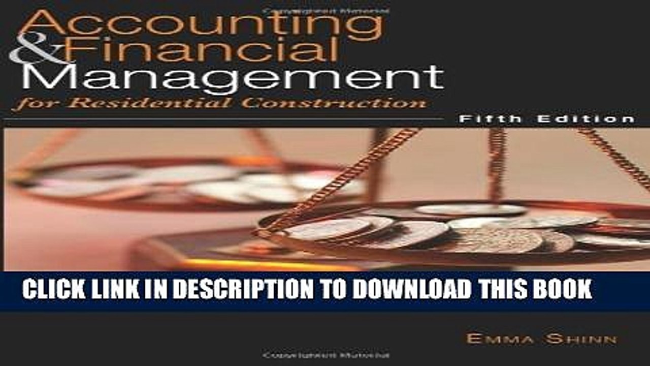 [PDF] Accounting   Financial Management for Residential Construction Popular Online