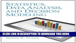 [PDF] Statistics, Data Analysis, and Decision Modeling (5th Edition) Full Colection