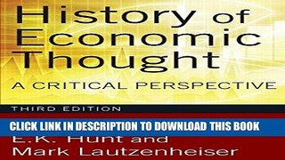 [PDF] History of Economic Thought: A Critical Perspective Popular Colection