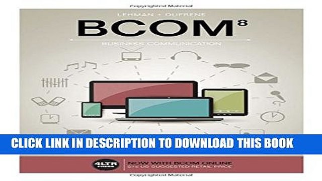 [PDF] BCOM (with BCOM Online, 1 term (6 months) Printed Access Card) (New, Engaging Titles from