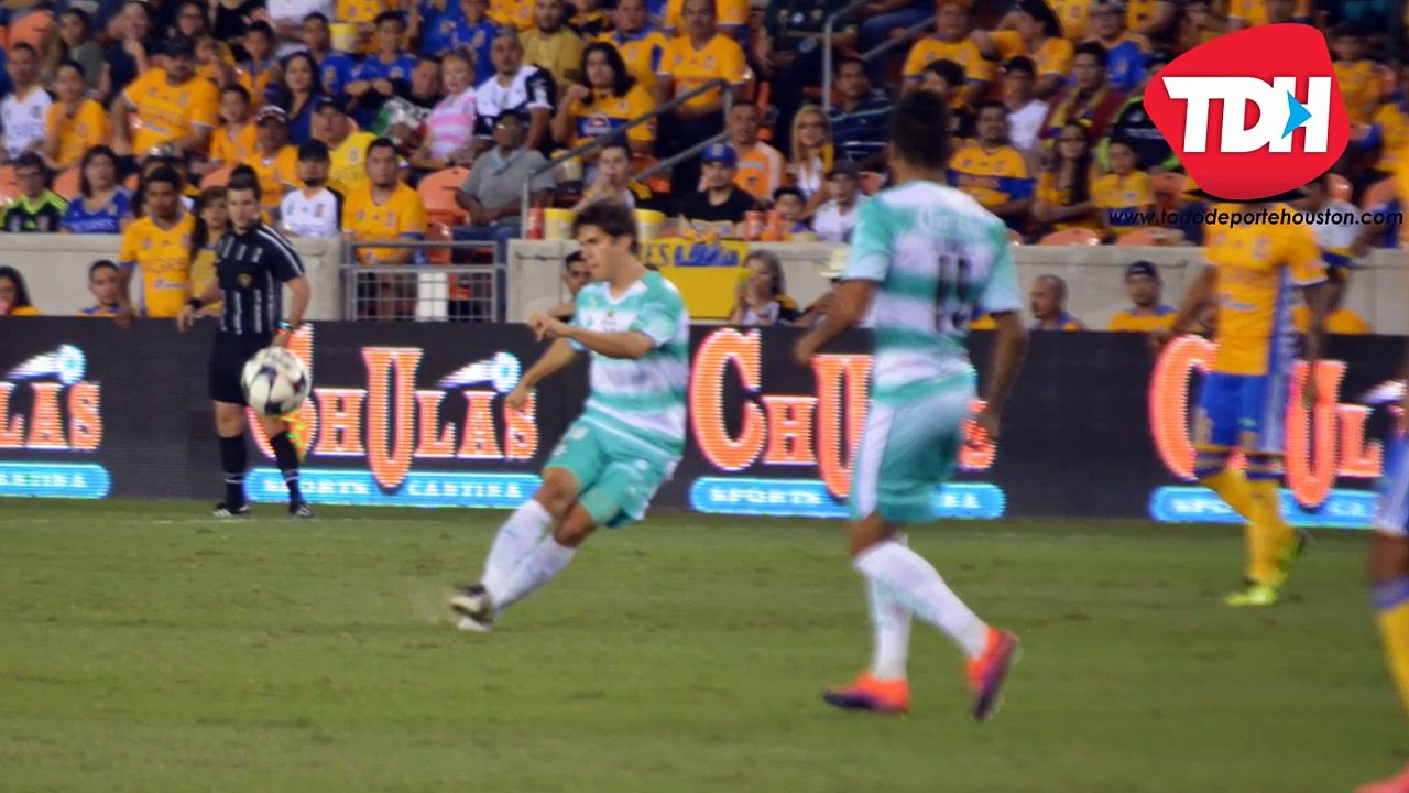 Tigres ruge en Houston, vence 3-0 a Santos en amistoso