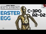Star Wars Battlefront | EASTER EGG! Main menu afk with R2-D2, C-3PO, and AT-AT Cinematics