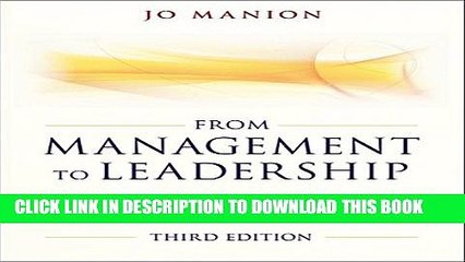 [PDF] From Management to Leadership: Strategies for Transforming Health Full Online
