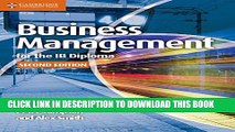 [Read PDF] Business Management for the IB Diploma Coursebook Download Free