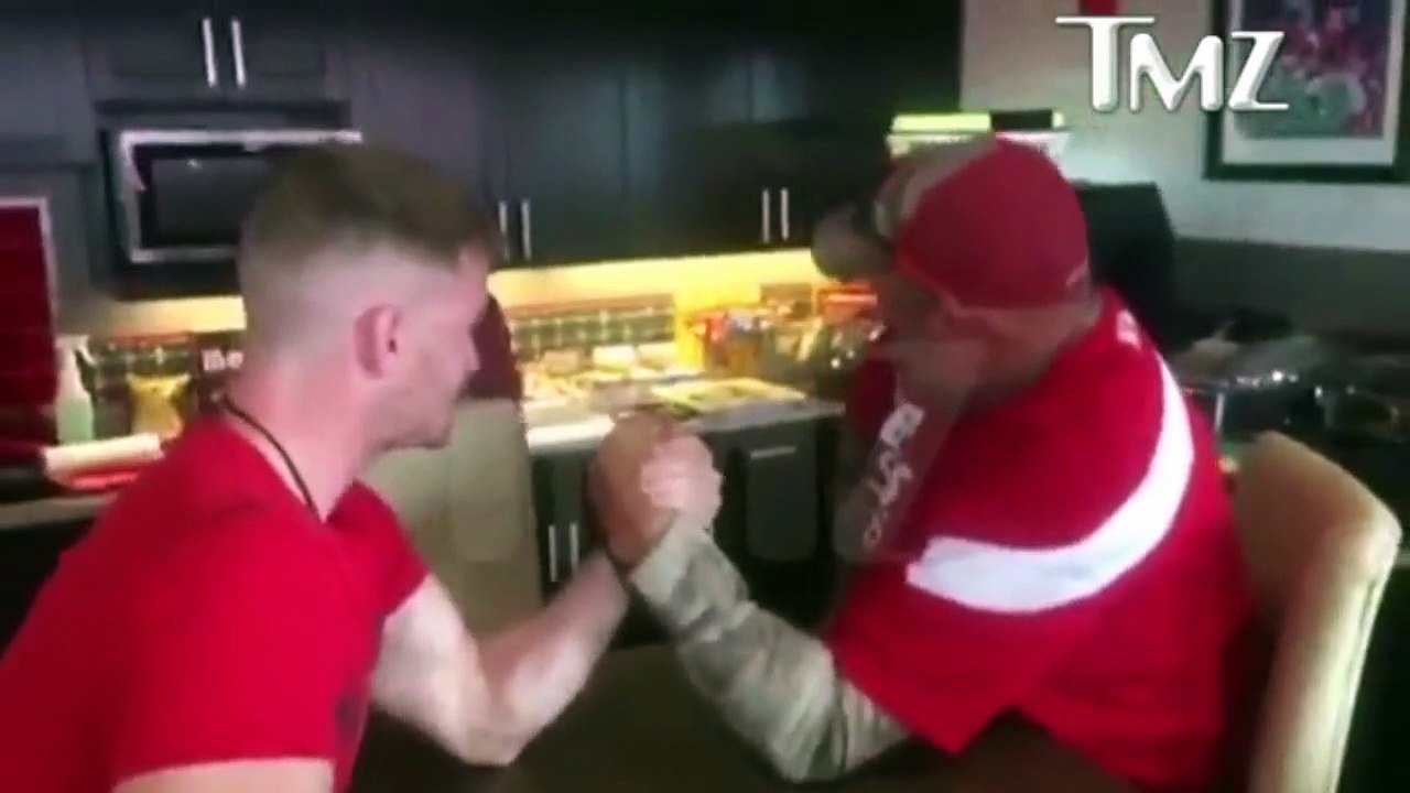 Il décide d'affronter un champion dans un bras de fer... Mais ce qui lui arrive est choquant !