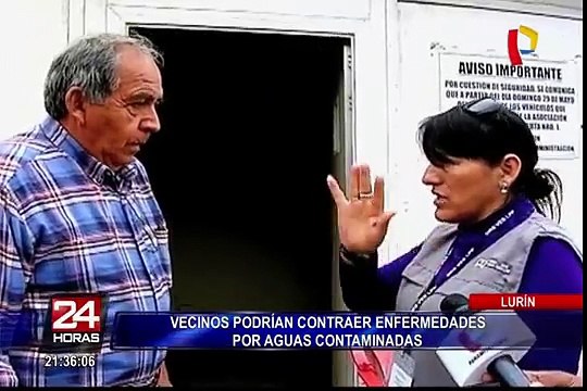 Lurín: vecinos podrían contraer enfermedades por aguas contaminadas