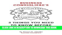 New Book 5 Things You Need to Know Before Starting a Business