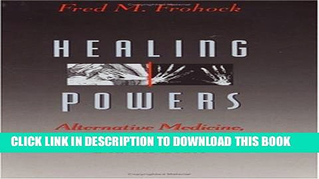 [PDF] Healing Powers: Alternative Medicine, Spiritual Communities, and the State (Morality and